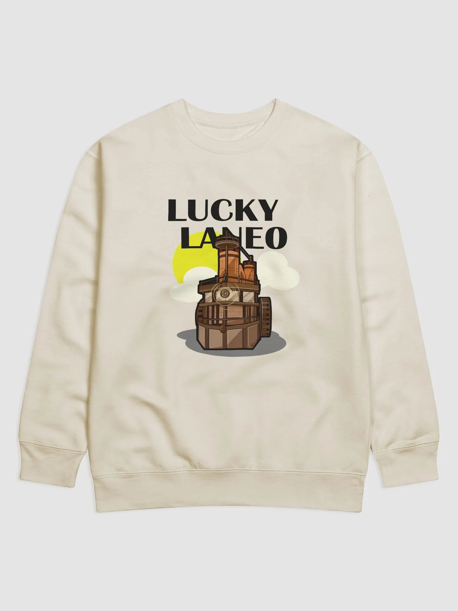 LuckyLane0 STEAMBOAT Sweatshirt (Black Text) product image (3)