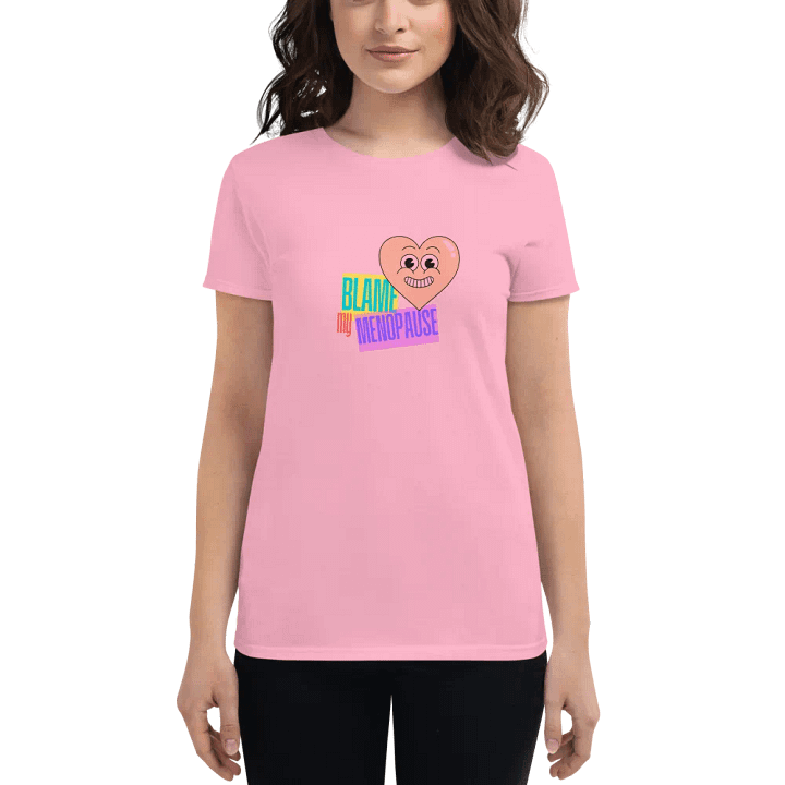 Menopause Vibes Heart Graphic Tee product image (1)