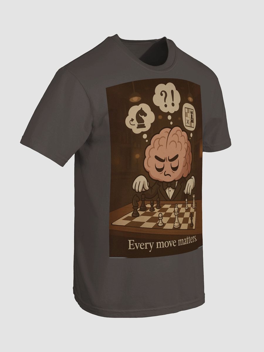 Every Move Matters - Strategic Chess Heavyweight T-Shirt product image (7)