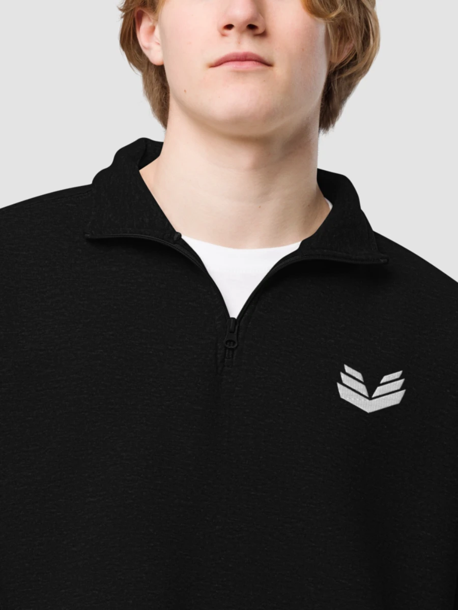 1/4 Zip Fleece Pullover - Black product image (2)