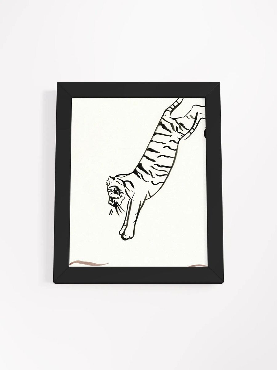 Jumping Tiger Framed Print product image (2)