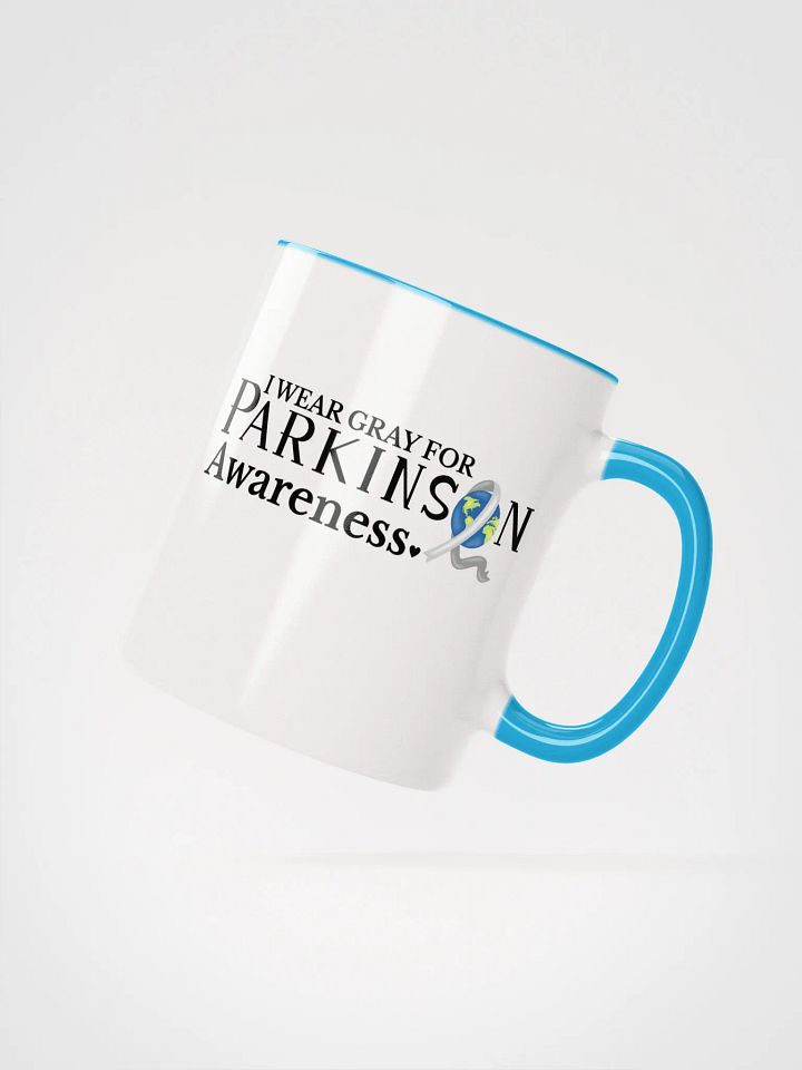 I Wear Gray For Parkinson`s Awareness, Ceramic Mug product image (2)