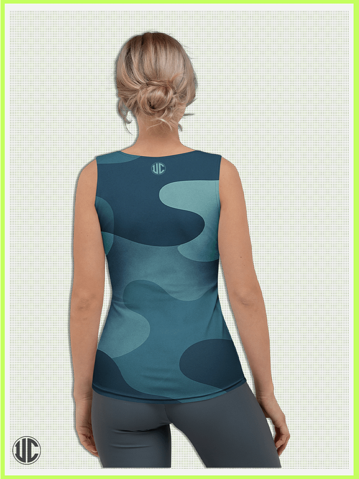 Zahra’s Ocean Wave Camo – Women’s Tank Top product image (2)
