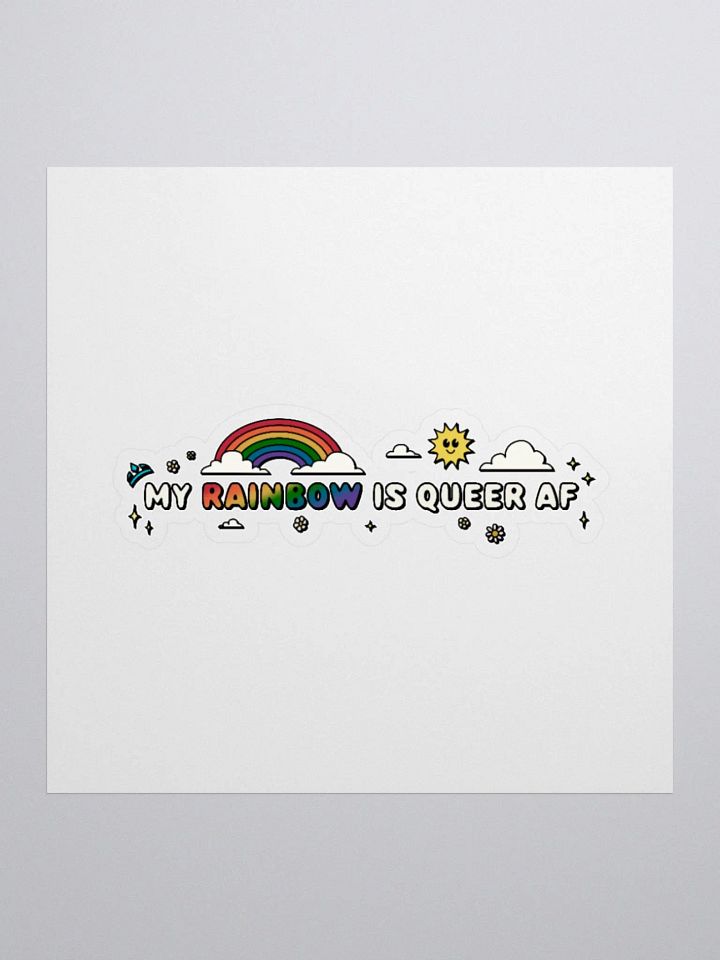 My Rainbow is Queer AF Sticker product image (1)