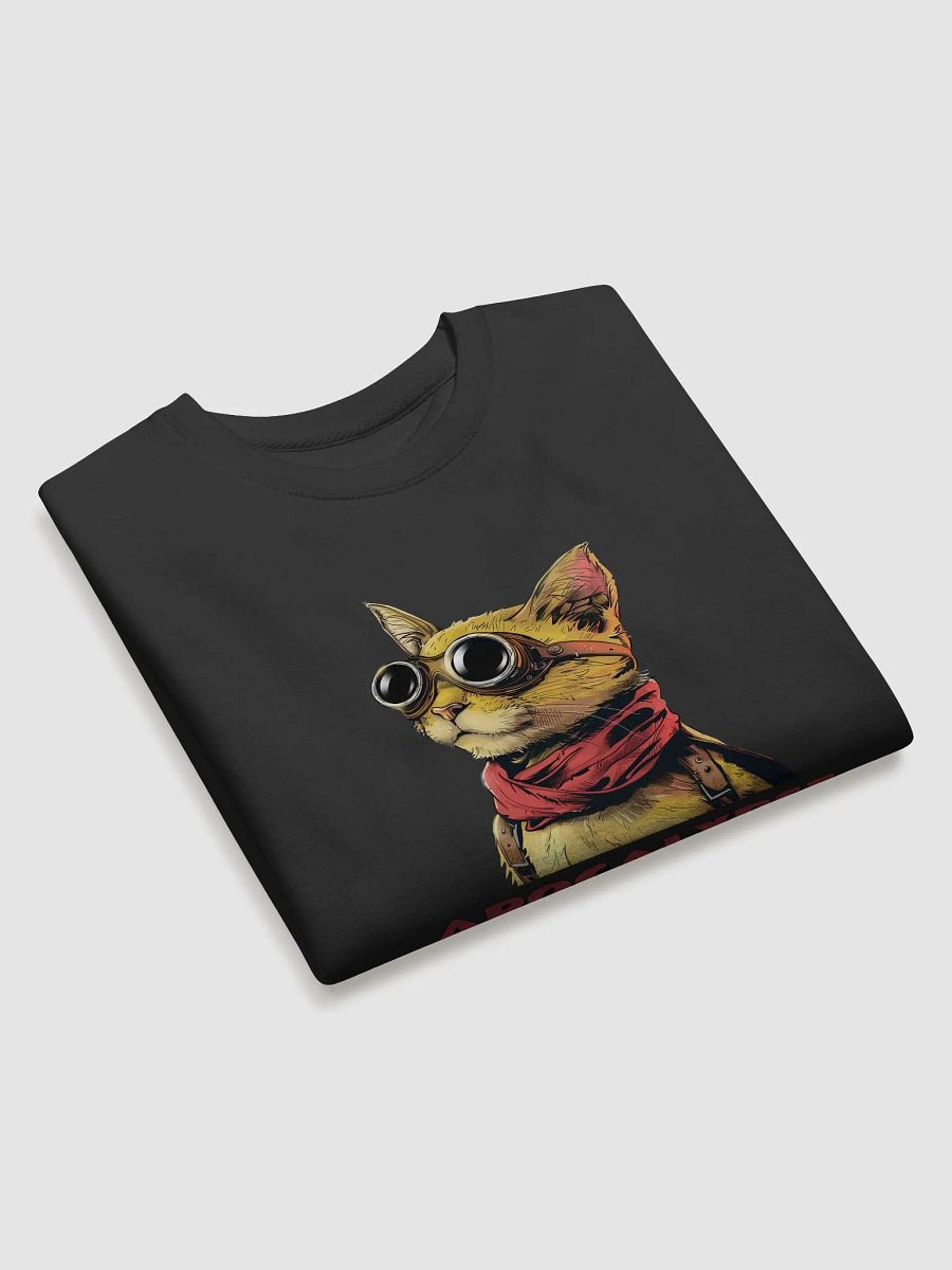 Apocalypse Survivor Cat Aviator Sweatshirt product image (17)