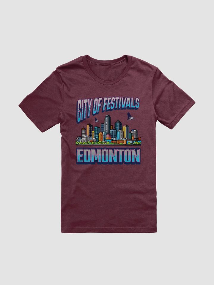City of Festivals Edmonton Skyline T-Shirt product image (1)