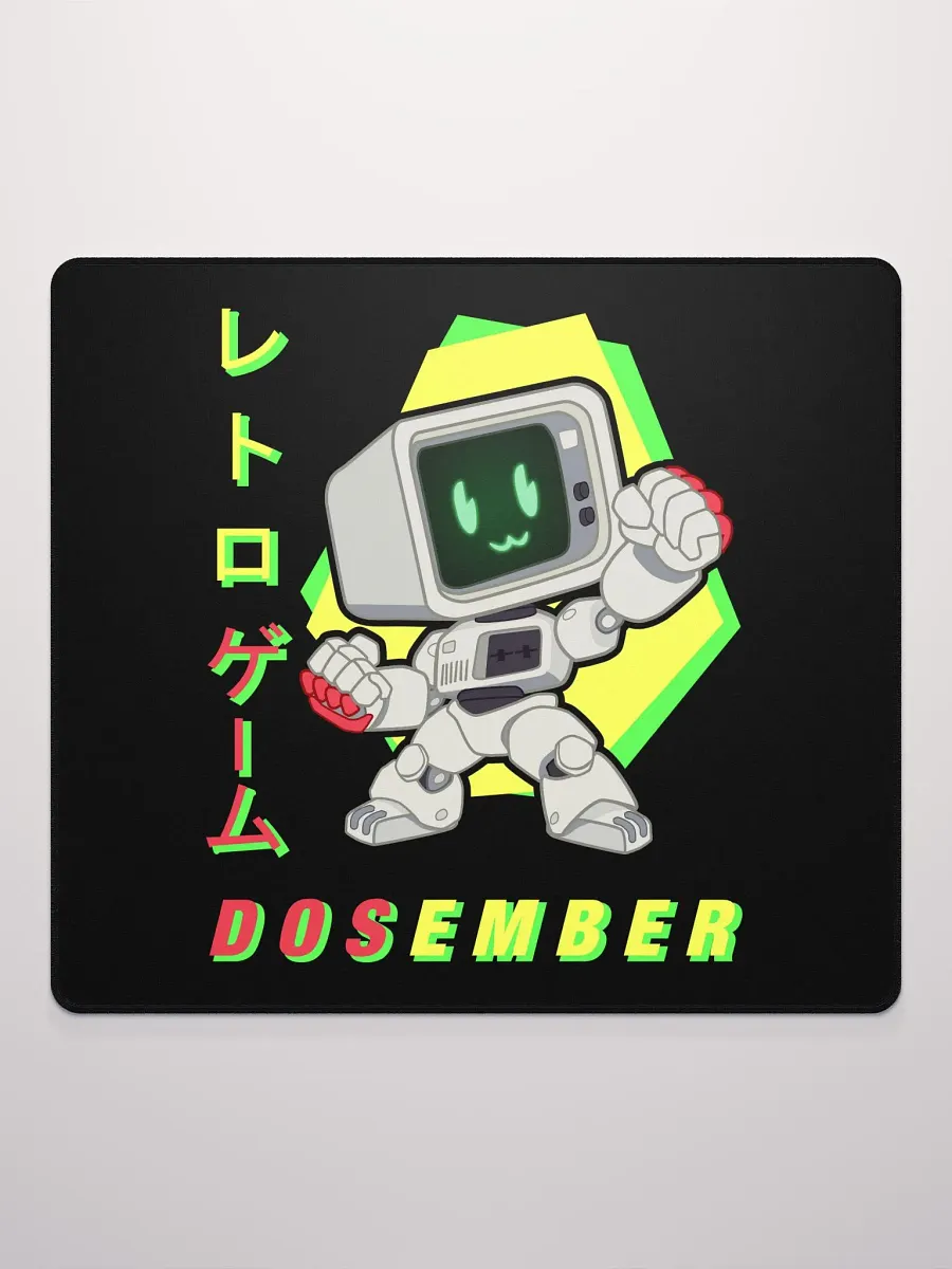 Dosember 2024 Mouse Pad CGA (green-yello-red) product image (2)