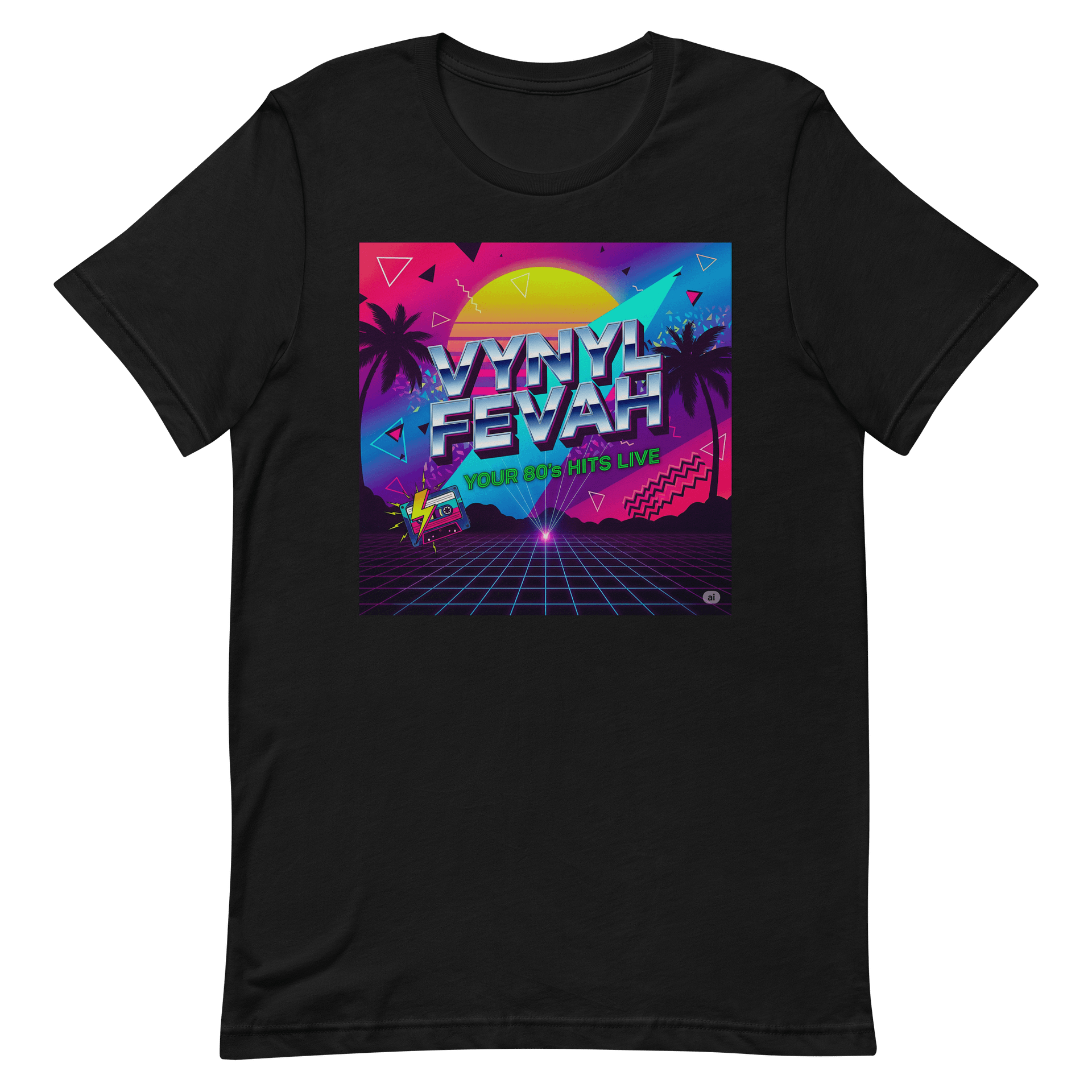 Vynyl Fevah 80s Hits Live tee product image (18)