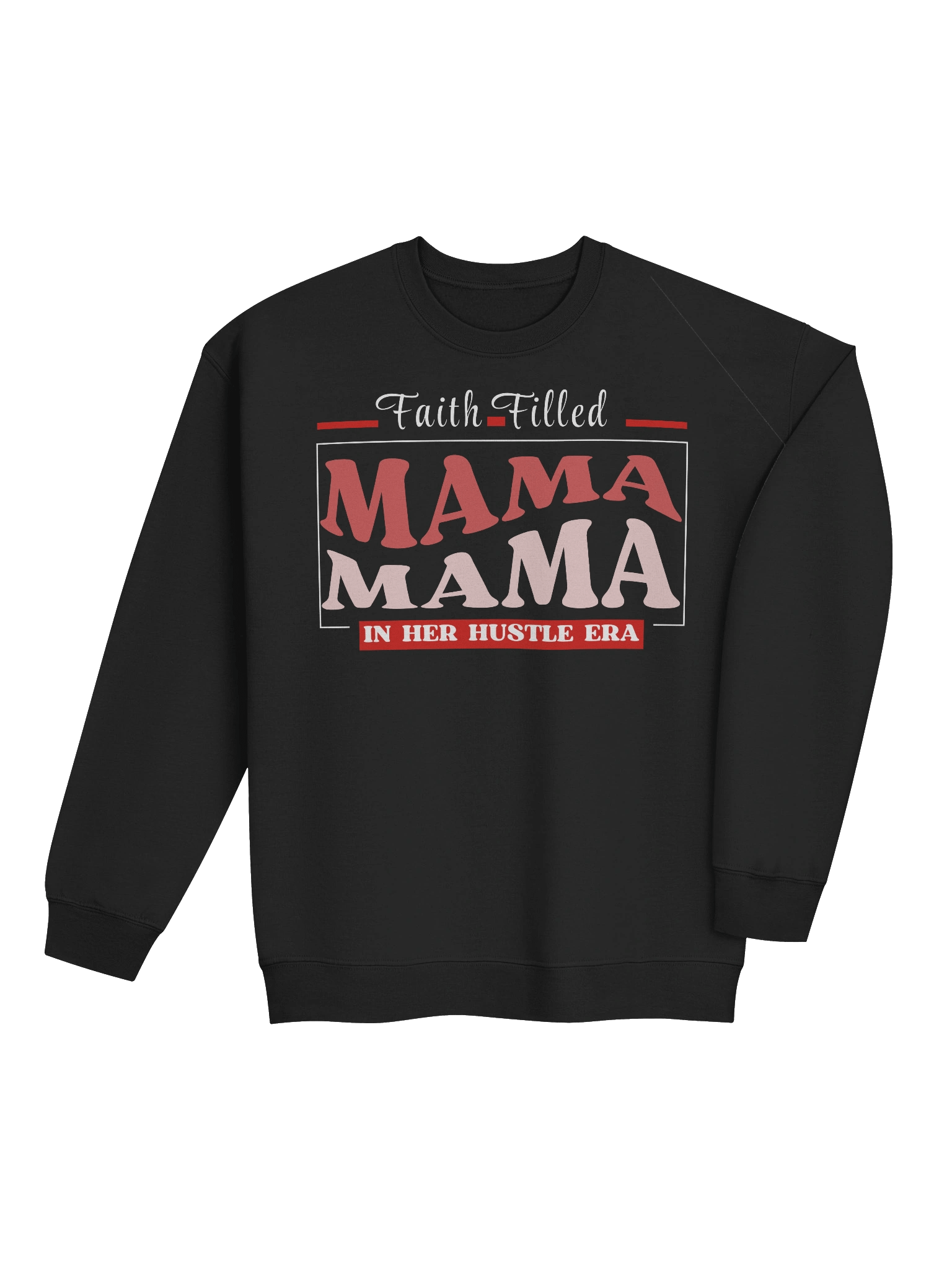 Faith filled Mom In Her Hustle Era | Christian Gildan Sweatshirt | Mom Gift for believers product image (4)