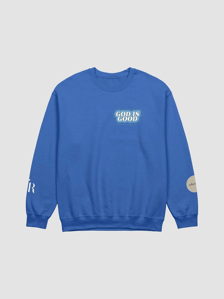 BLUE God is Good Sweatshirt product image (1)