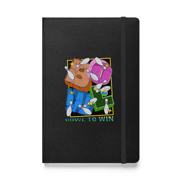 Bowl To Win Block Letter Energize Your Ideas Hardcover Notebook product image (1)