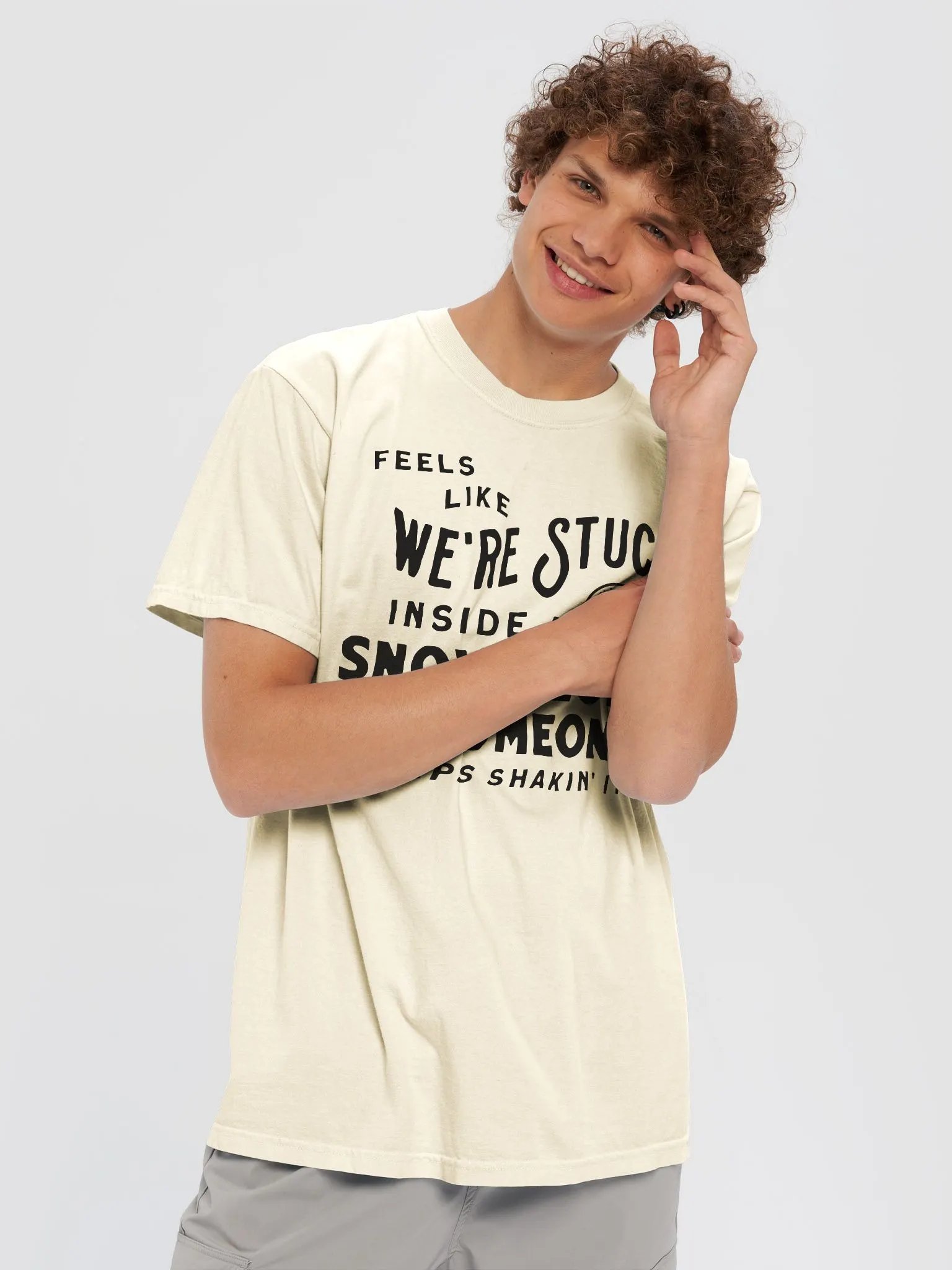 Snowglobe Censored Heavyweight Tee (Light) (BB x CC) product image (2)