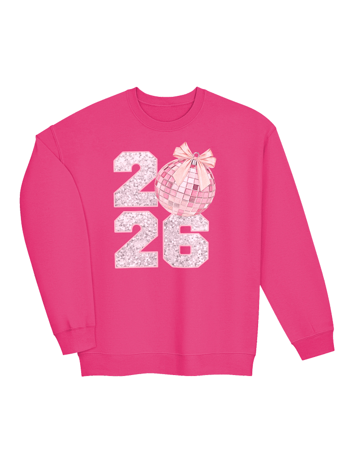 Disco Ball 2026 Glitter Sweatshirt product image (2)