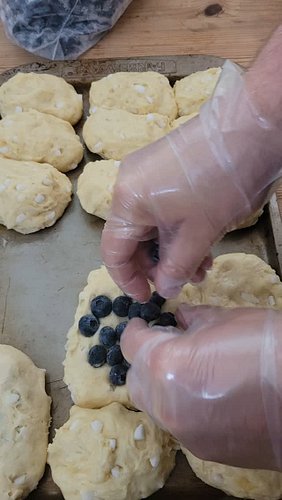 We're starting the week off with our blueberry waffles! 🫐 We handmake each one, so every waffle has the perfect amount of blu...