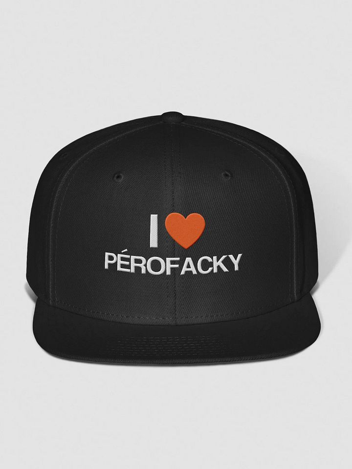 I ♥️ Perofacky snapback black product image (1)