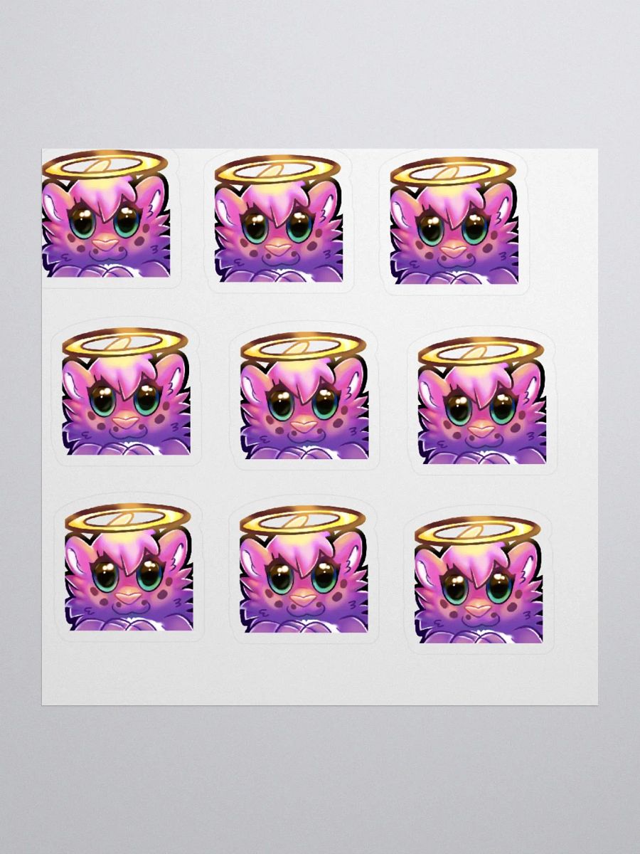 Snow Leopar Angel Sticker set product image (1)