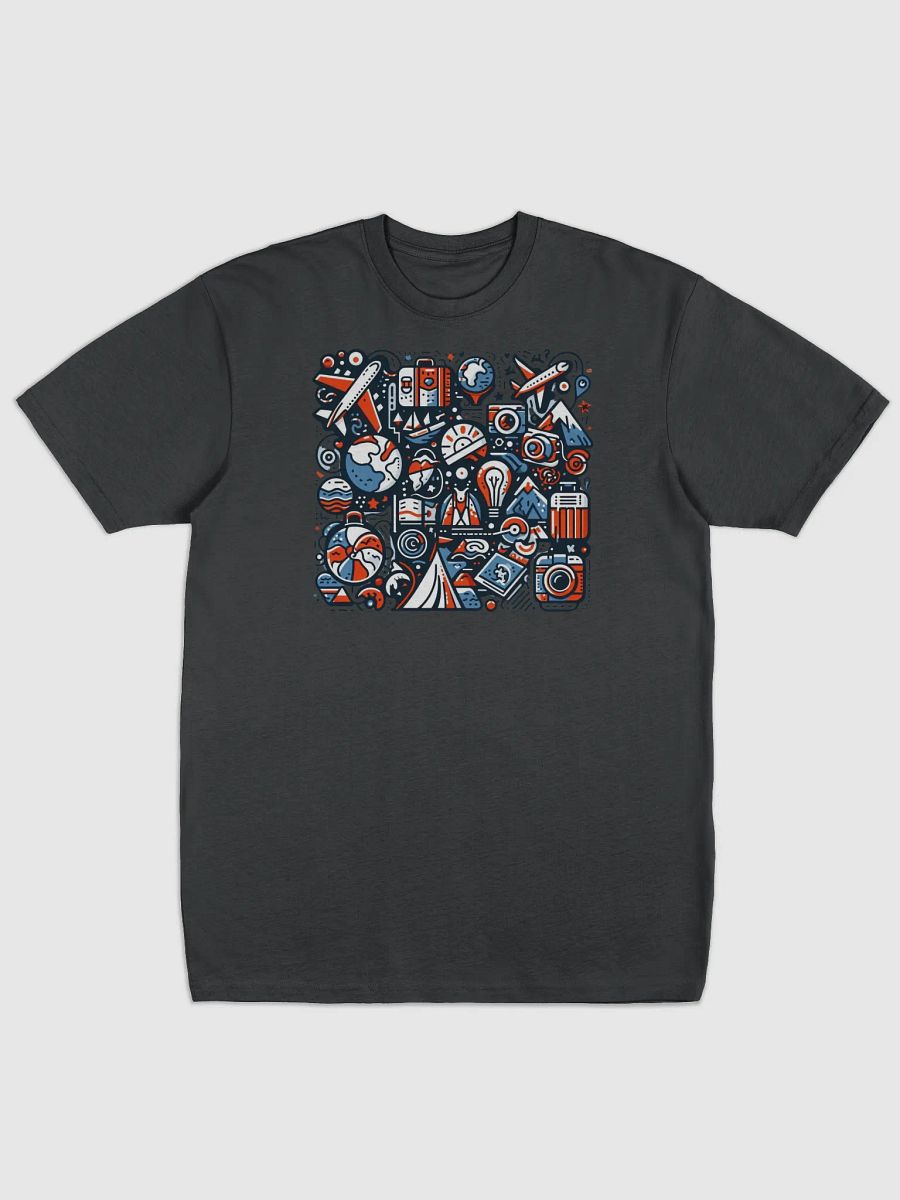 Cotton Heritage Men's Premium Heavyweight Tee | AI Design about travel product image (2)