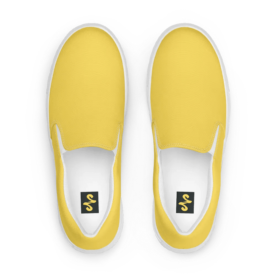 Men's Slip-On Canvas Shoes - Yellow product image (5)