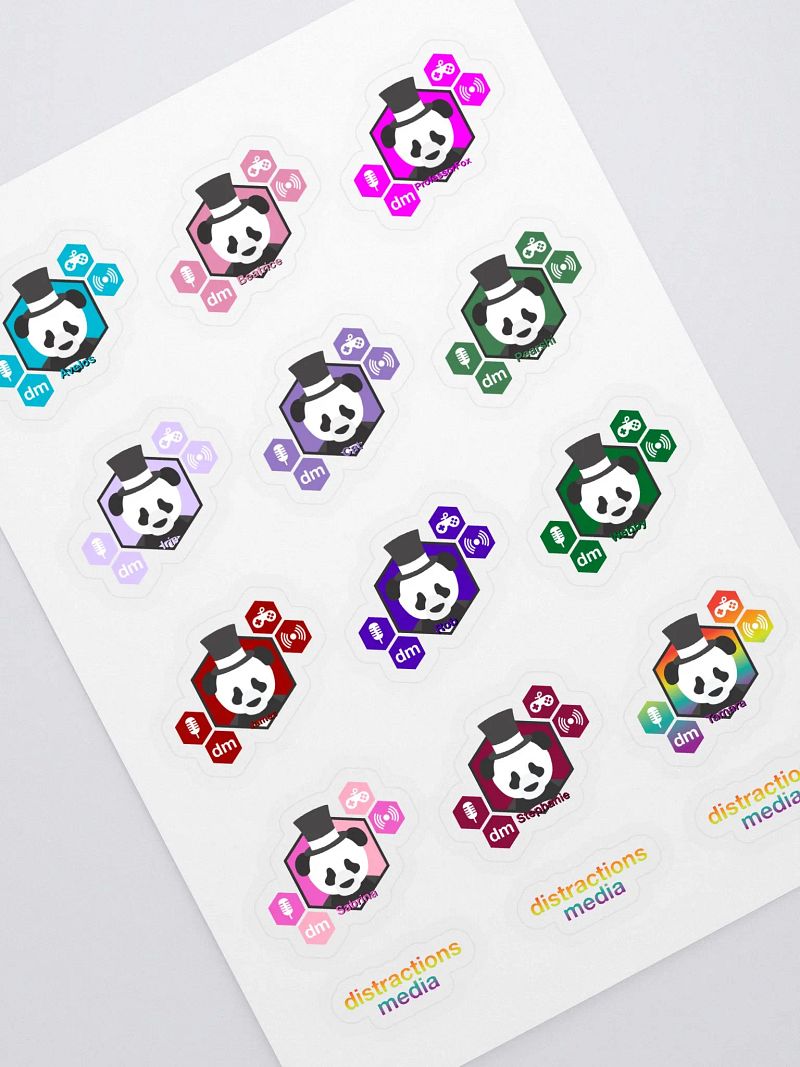 Distractions Sticker Sheet