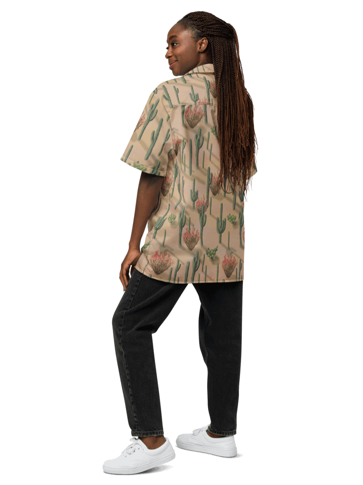 Saguaro Cactus Oversized Button-Down Shirt product image (5)
