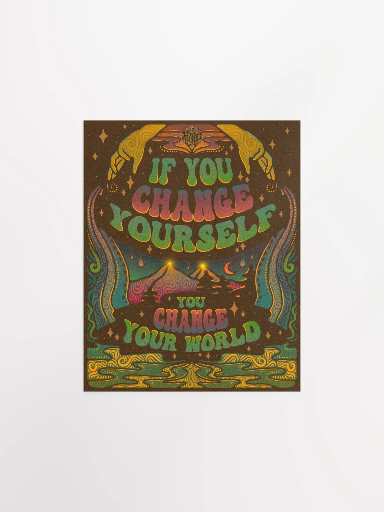 Matte Poster - Change Yourself, Change Your World product image (1)