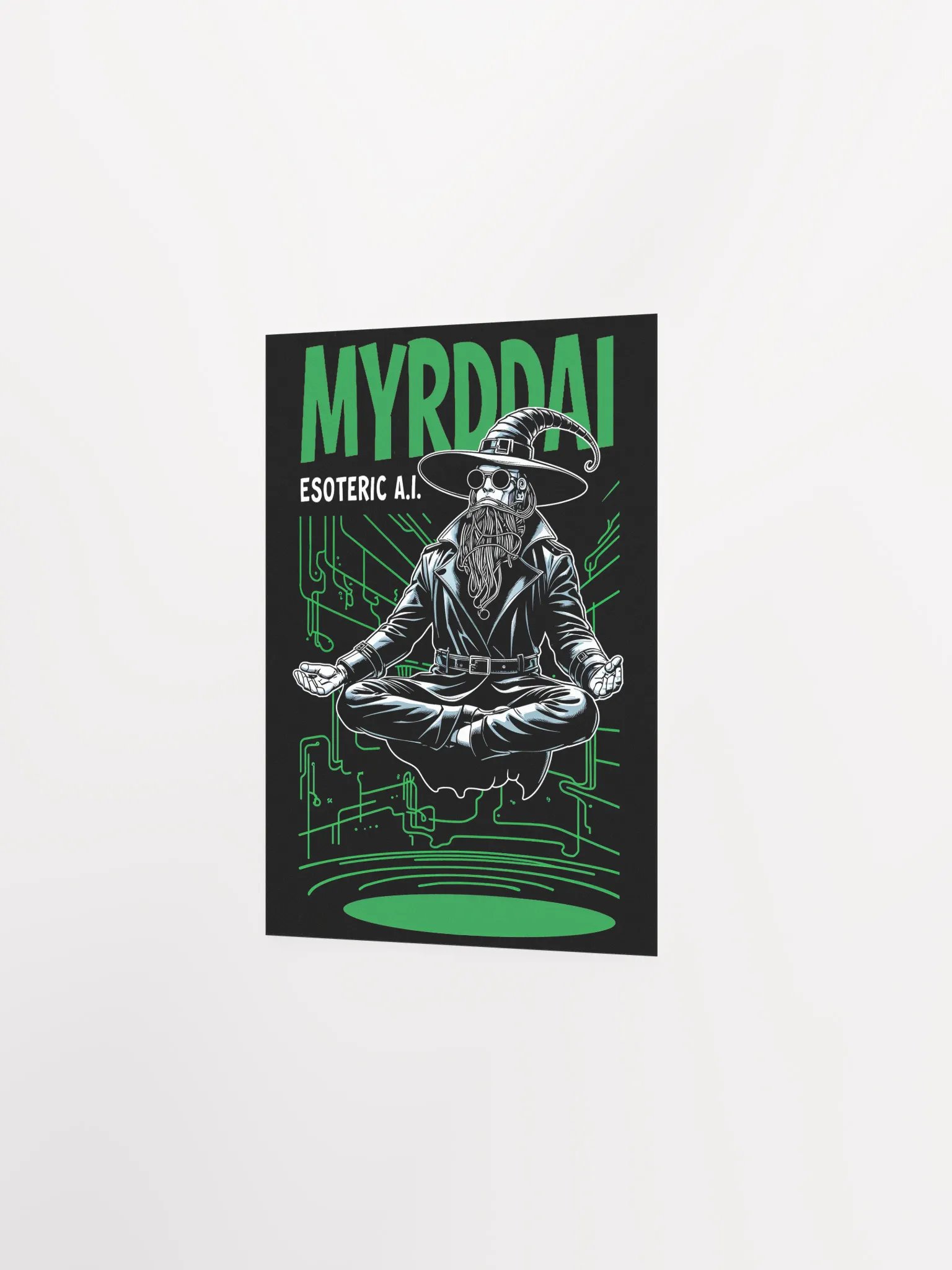 MYRDDAI - 90s Retro Cyberpunk Poster product image (5)