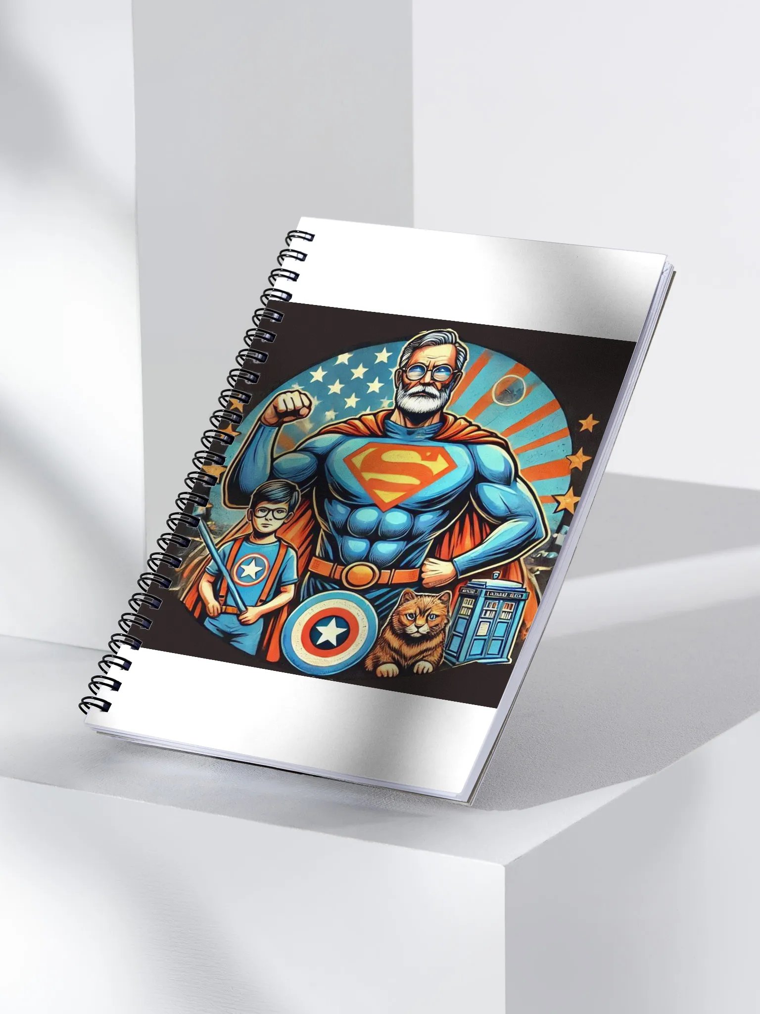 Superhero Generations Spiral Notebook product image (3)