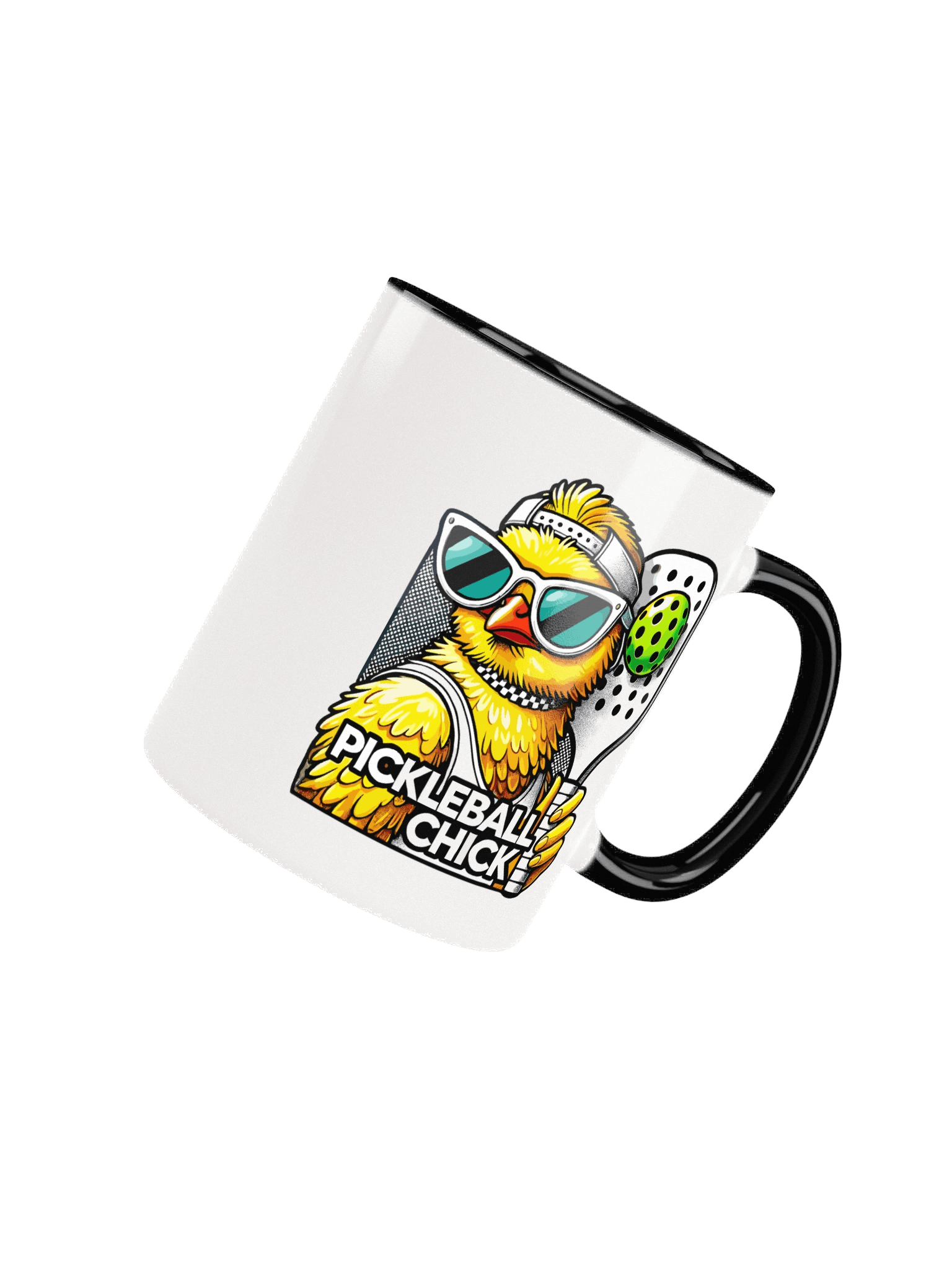 Vibrant Pickleball Chick Ceramic Mug product image (7)