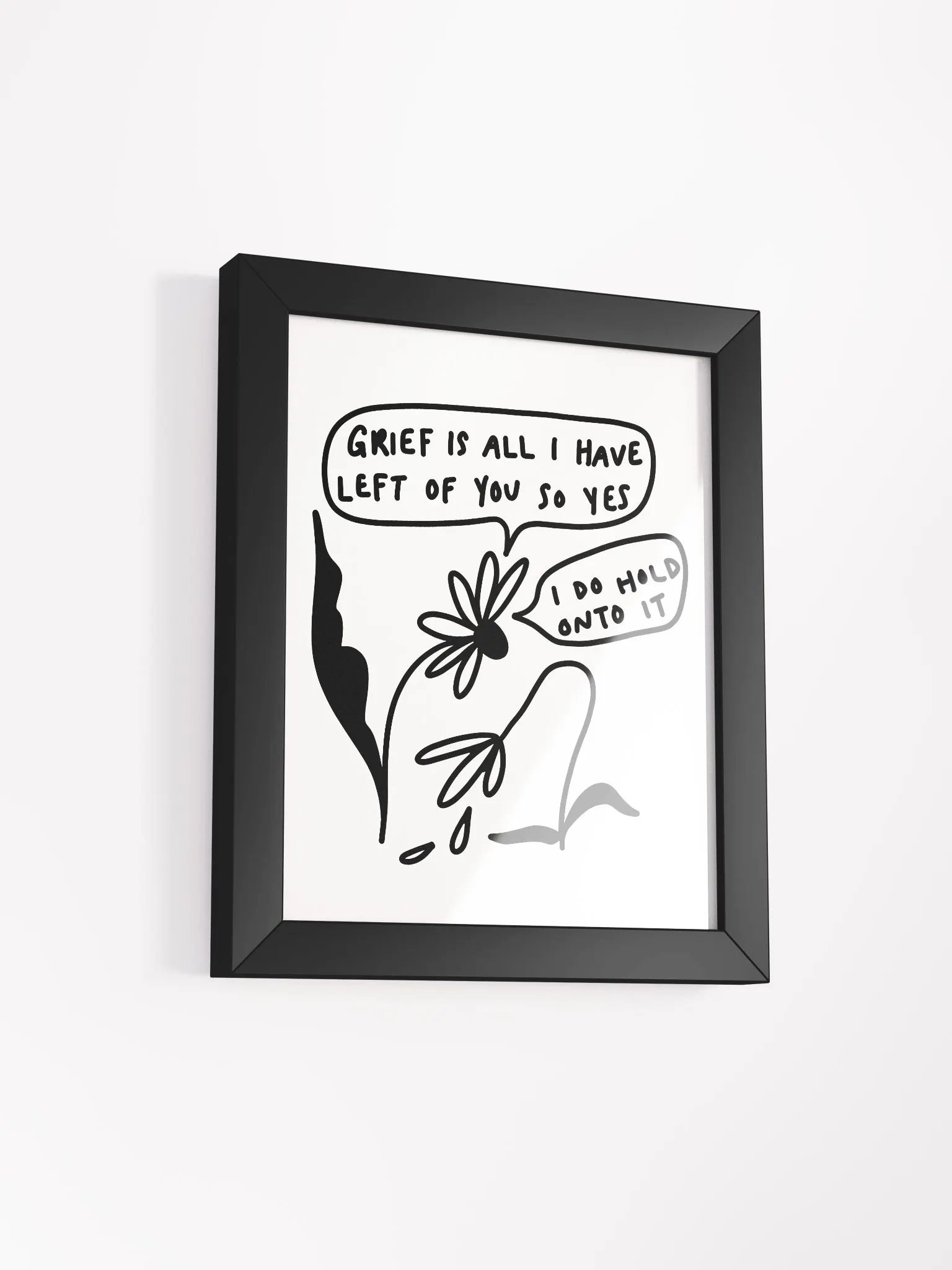 Grief Framed Art Print product image (2)