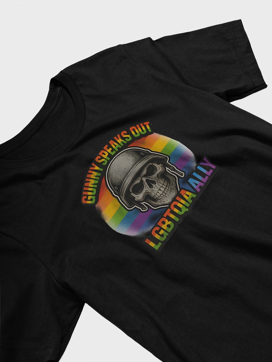 Rainbow Rebel Skull T-Shirt product image (27)