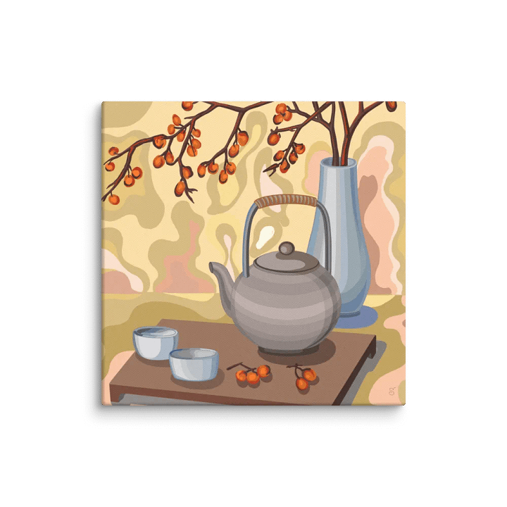 Berries and Brew Canvas Art - Coffee Shop No. 1 product image (1)