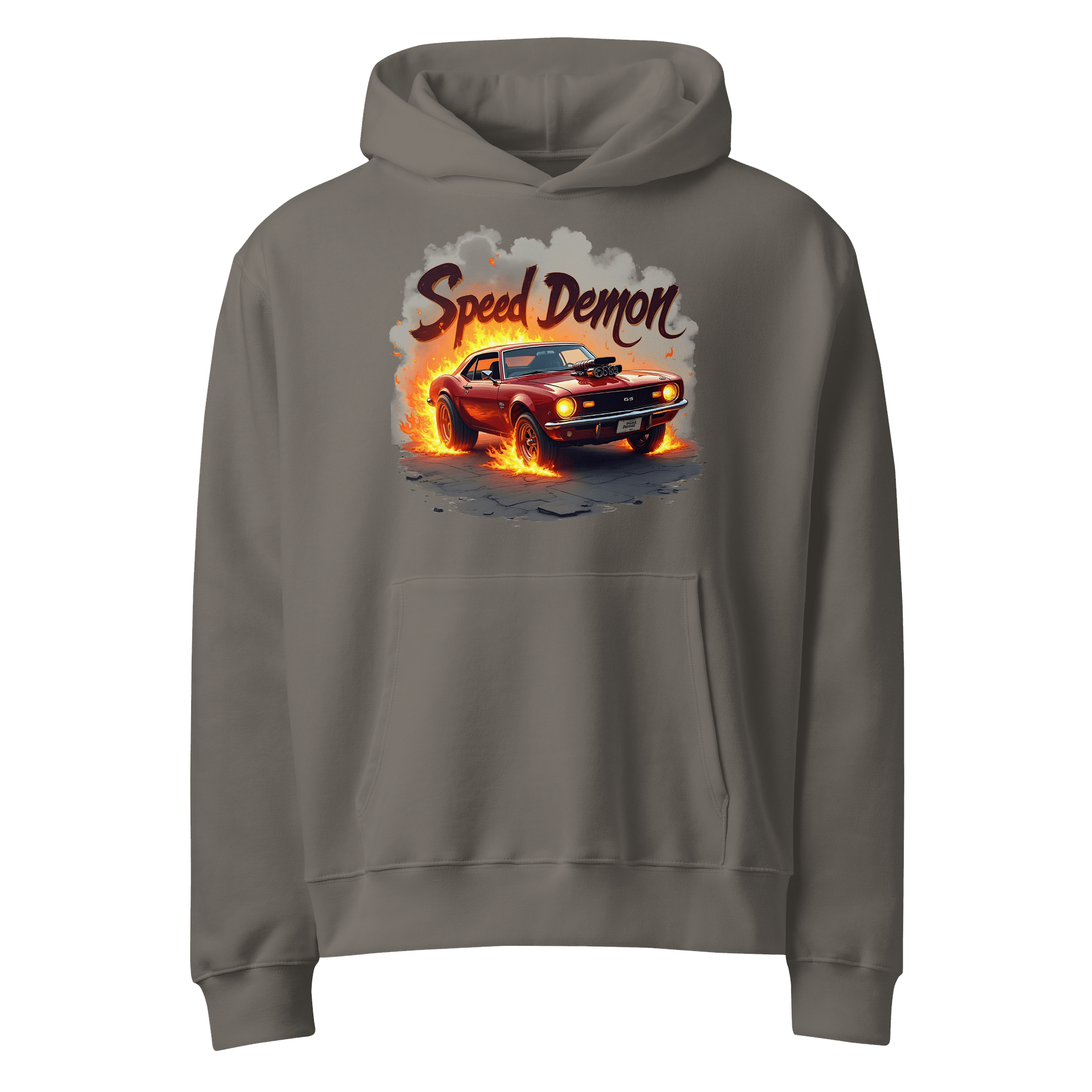 Streetwear Hoodie Design Men, Speed Demon Car Hoodie product image (1)