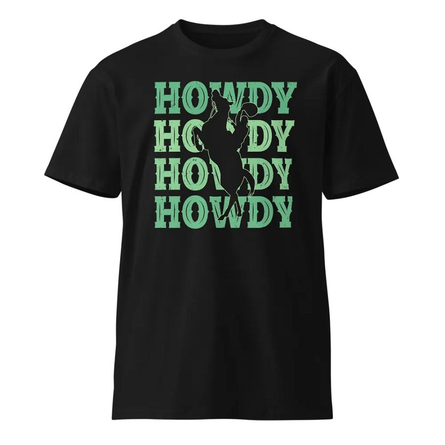 HOWDY Cowboy Stacked T-Shirt product image (1)