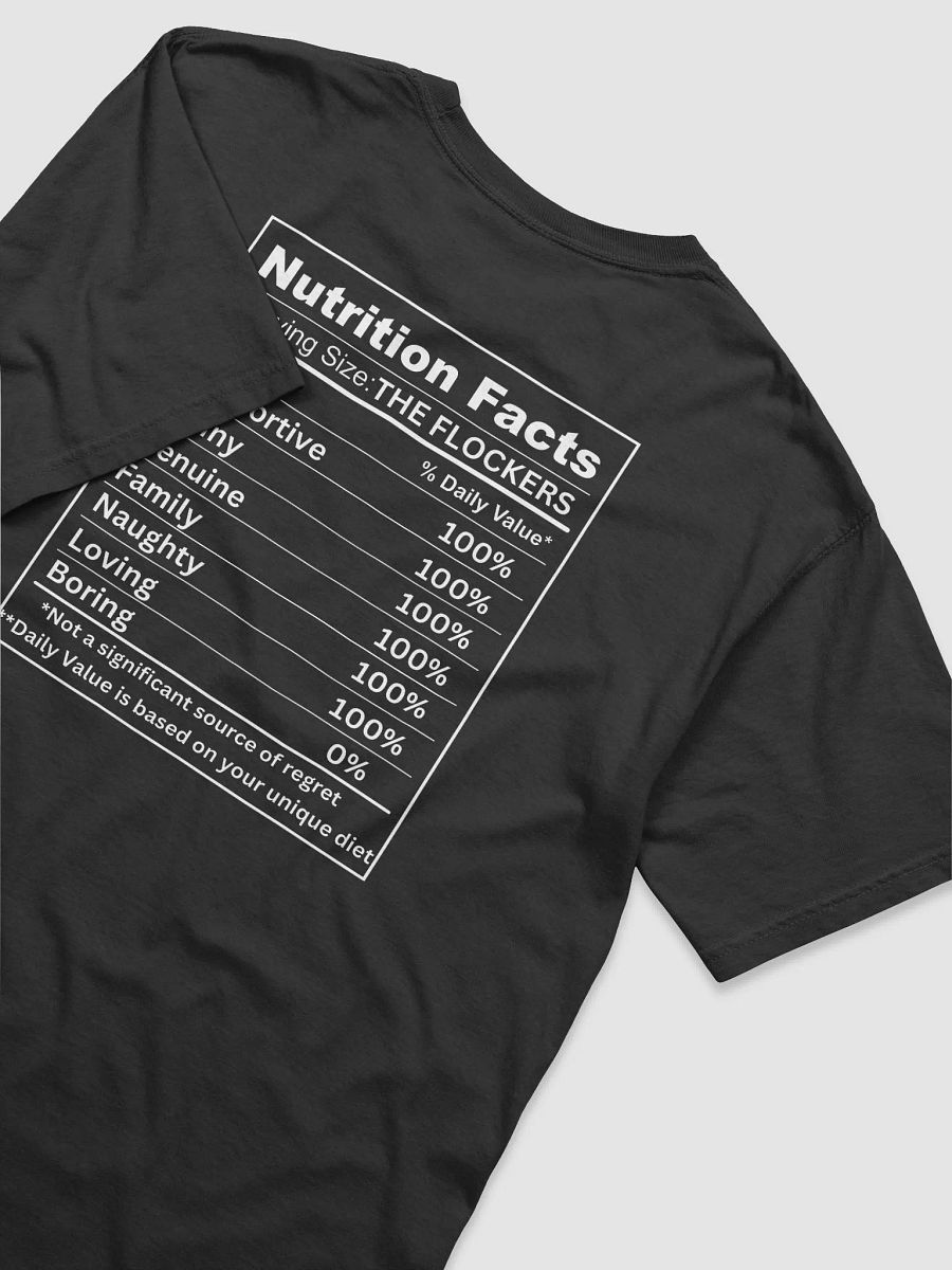 White on black flock and logo Nutrition Facts product image (4)