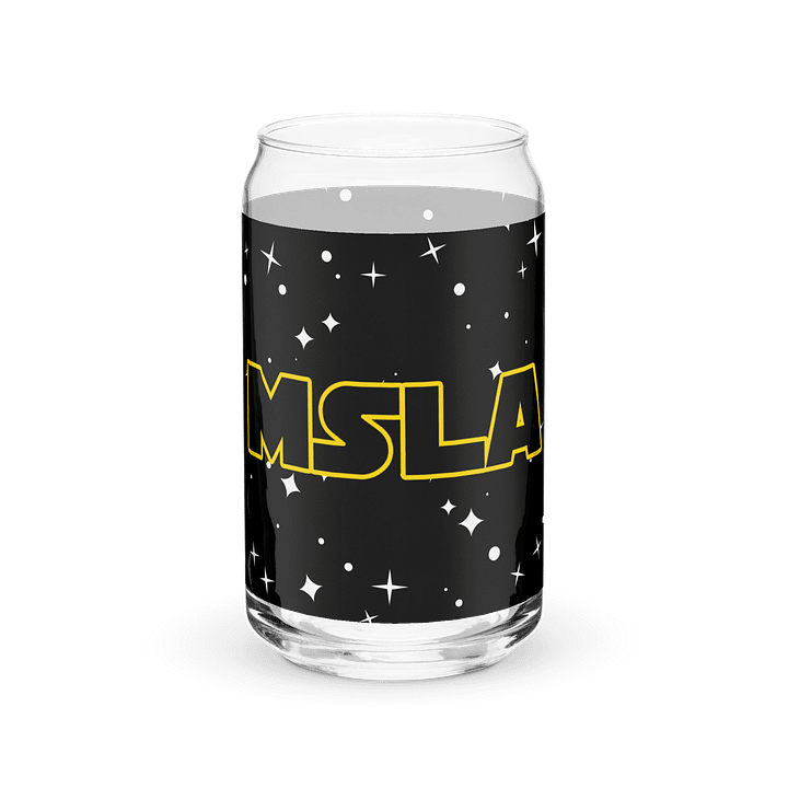 MSLA Dark Side Logo - Can Shaped Glass product image (1)