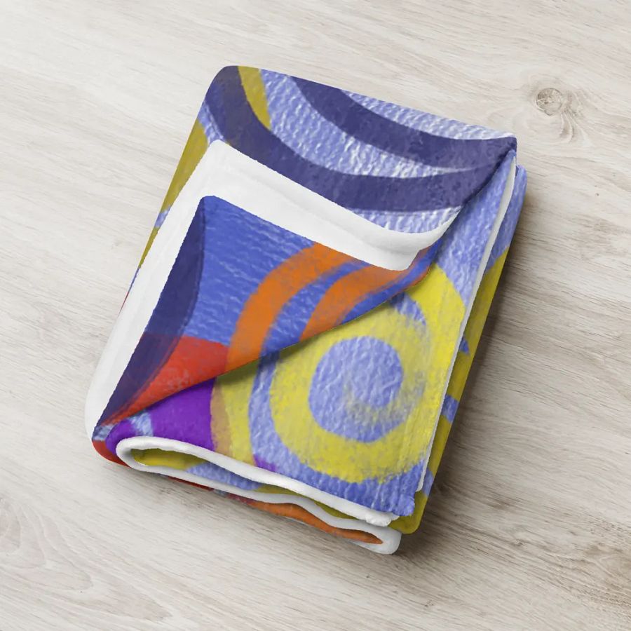Colorful Spirals Throw Blanket product image (18)