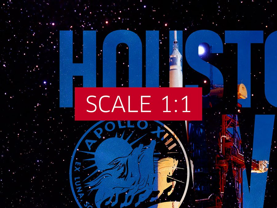 Houston, we have a problem / NASA, Apollo missions, Moon — space poster, science poster, space art, space collage product image (4)