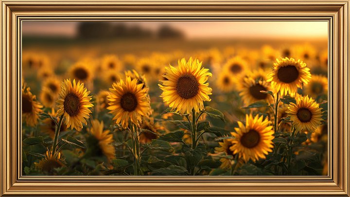 Sunny Horizon – Digital Sunflower Art for The Frame TV product image (1)