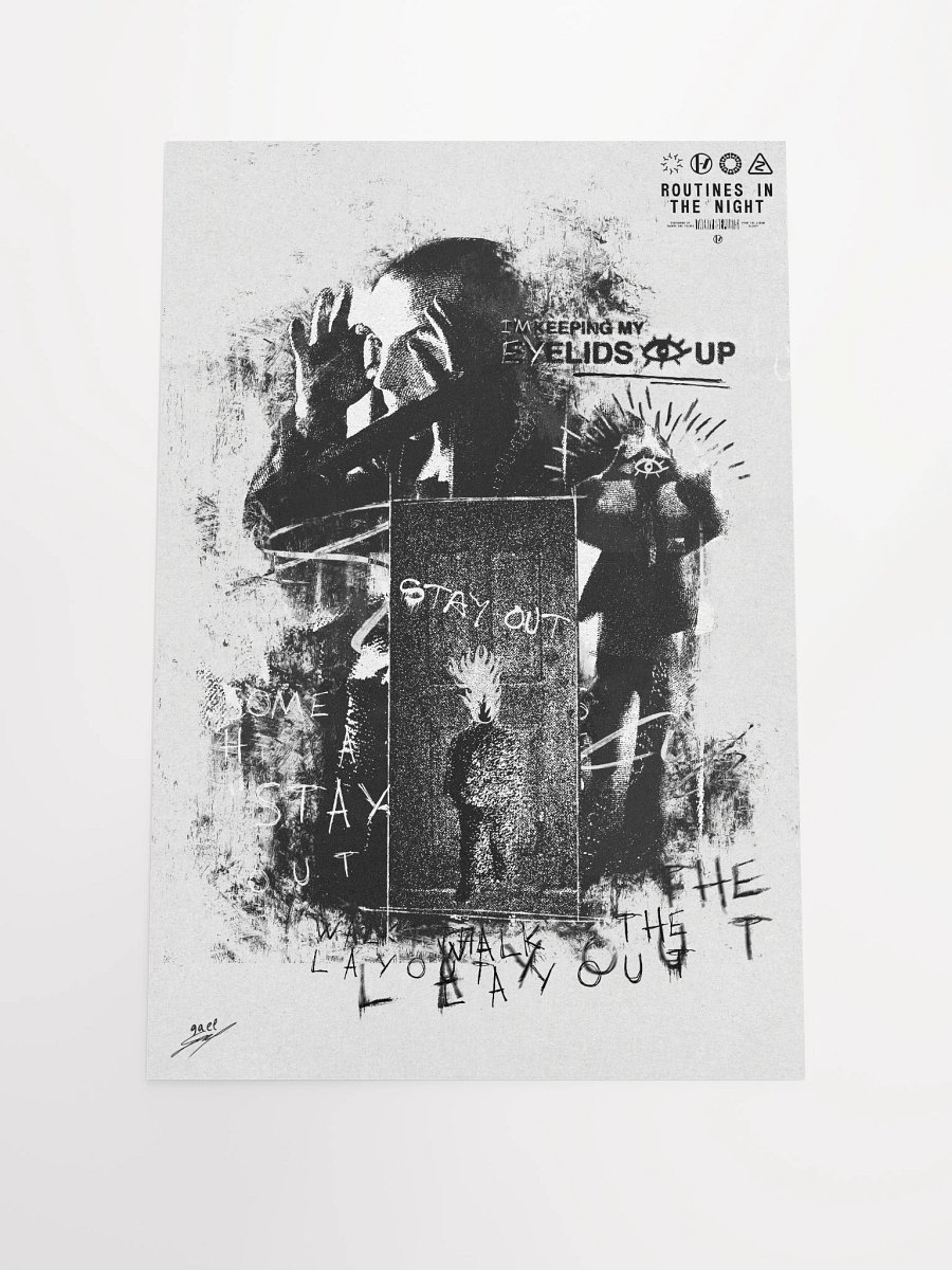Twenty One Pilots- Routines In The Night poster design product image (2)