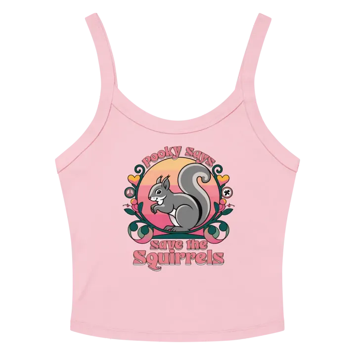 Pooky Says Save the Squirrels Women's Tank Top product image (2)