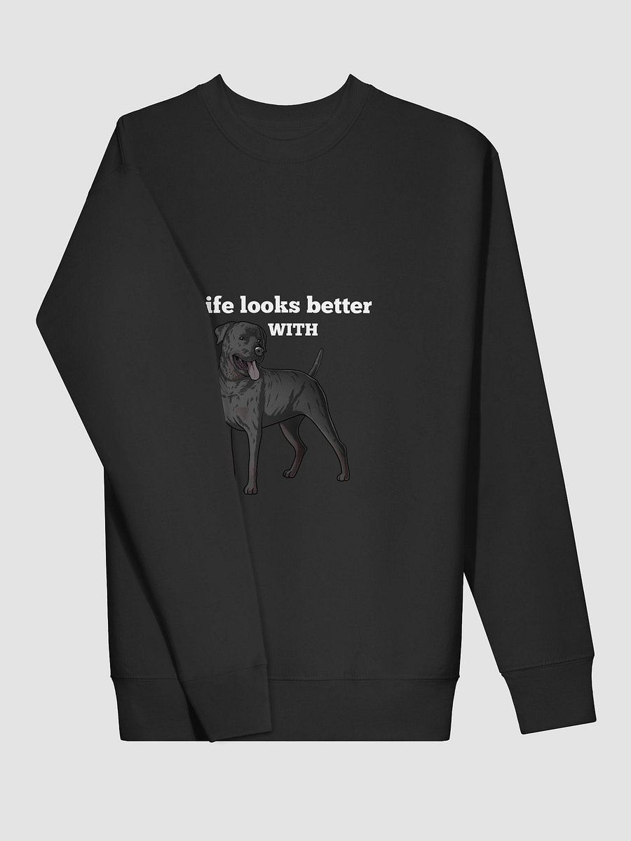 Trust The Vibe: "Life Looks Better with My Dog" Statement Sweatshirt product image (21)