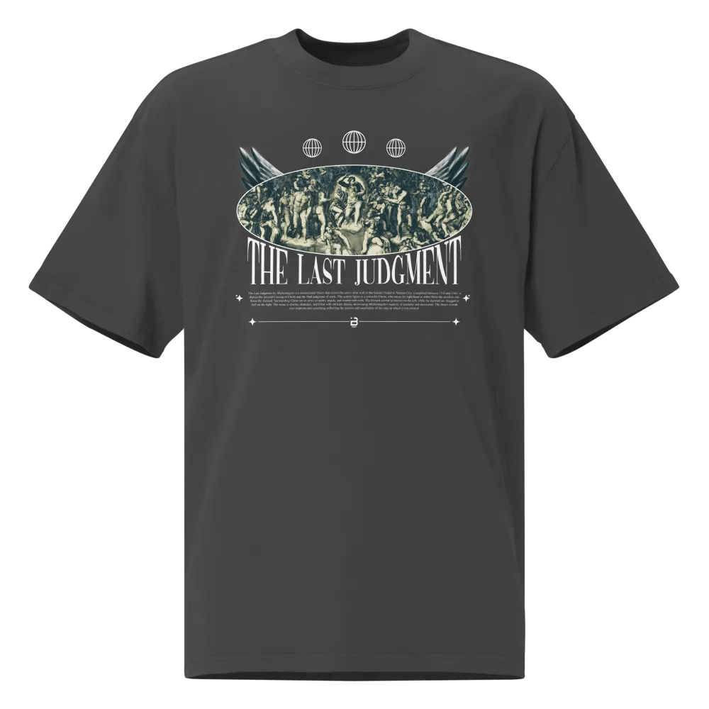 Judgment Day - BUIII Remix Premium Oversized Faded T-Shirt - Black product image (11)