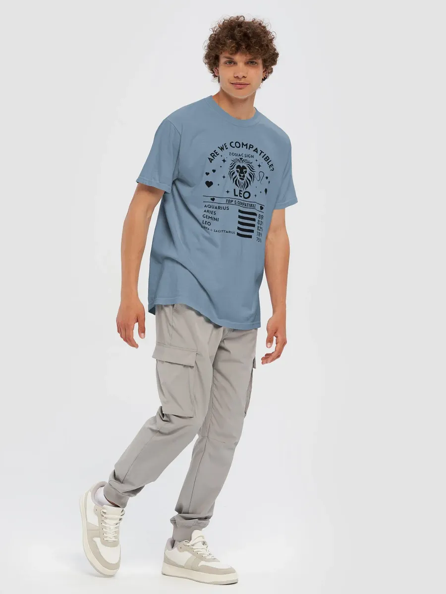 Leo Zodiac Sign Romantic Compatibility T-Shirt - Light Comfort Colors 1717 product image (45)