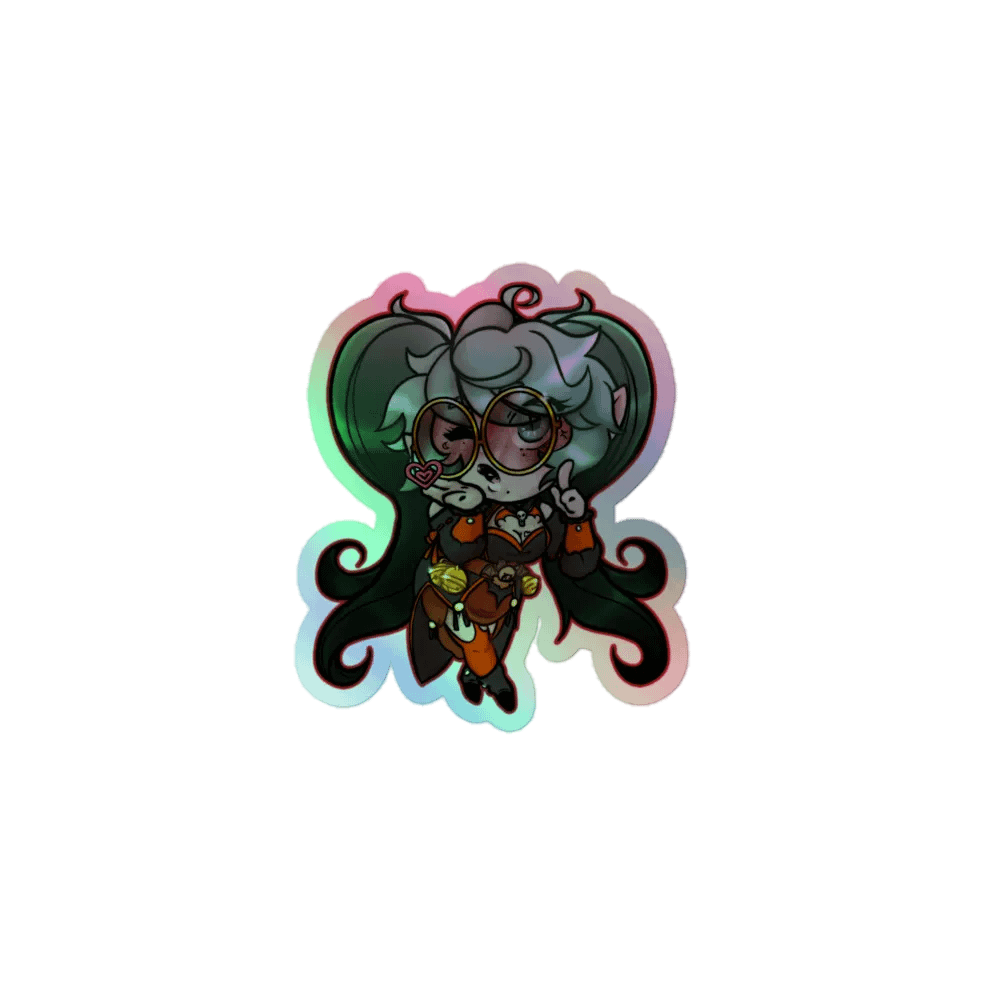 Goth Baby Kiss Sticker product image (1)