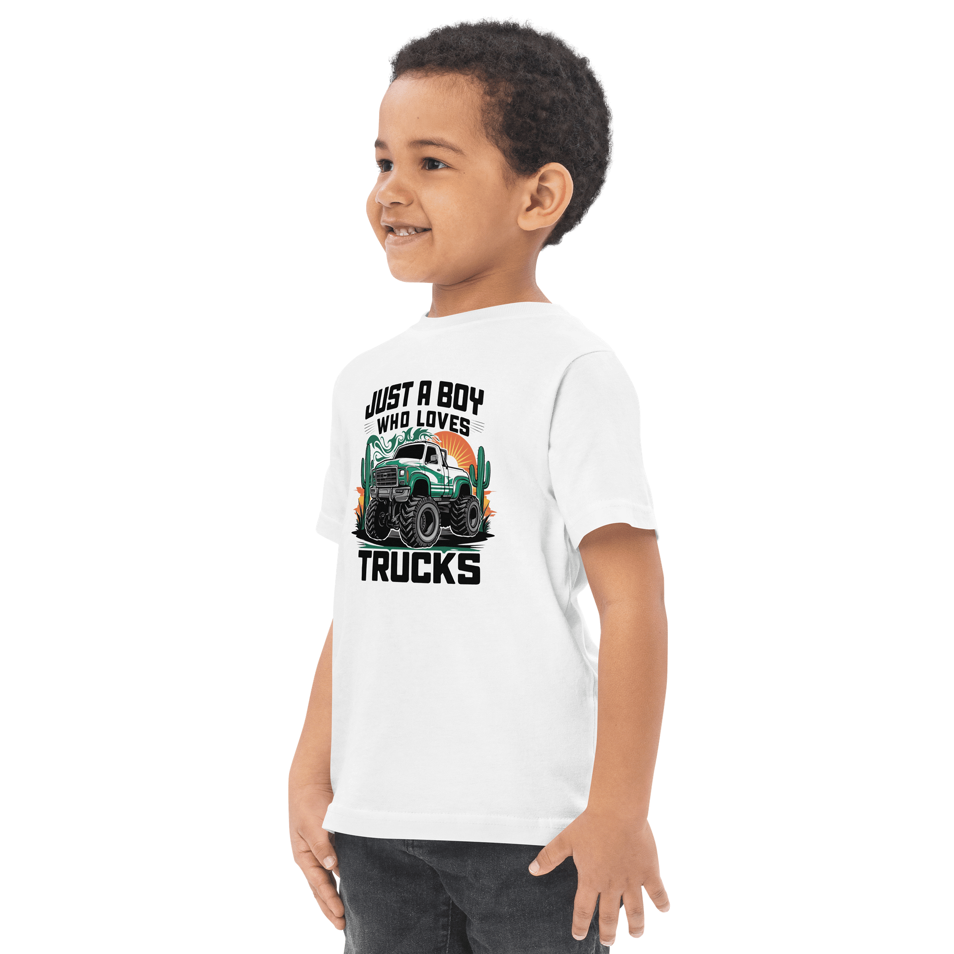 Just a Boy Who Loves Trucks Toddler Tee product image (4)