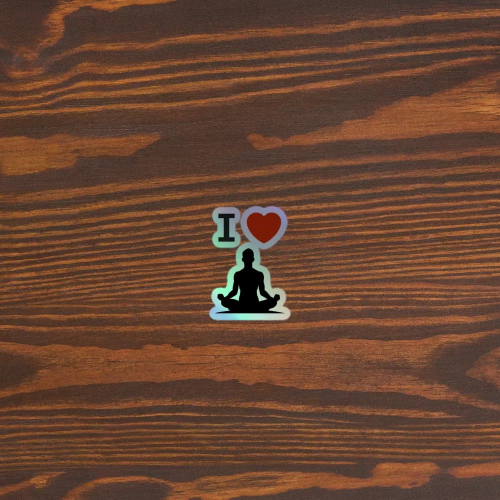 I Heart Meditation Sticker product image (5)