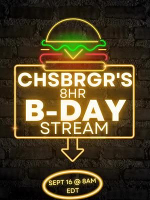 come join me for a birthday stream on Sept 16th at 8 am Eastern on the purple site #birthday 
