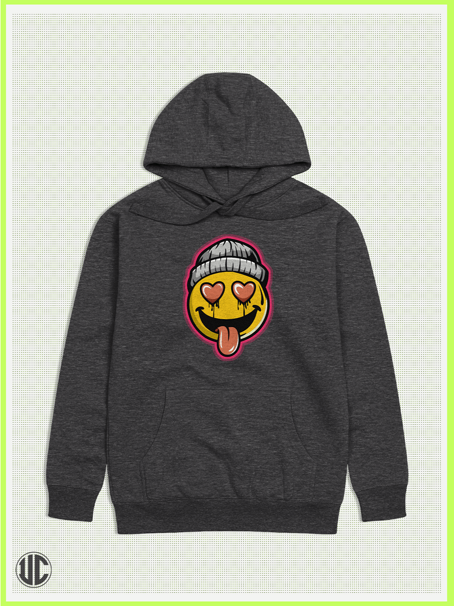 UnkoCon – No Filter Smiley Pullover Hoodie product image (1)