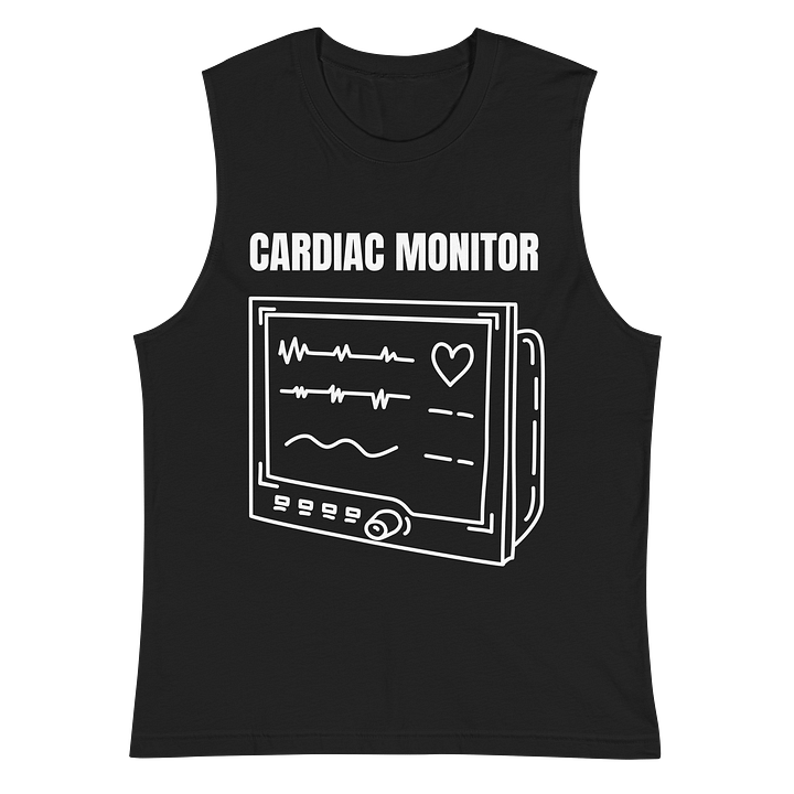cardiac monitor design Muscle Tank product image (2)