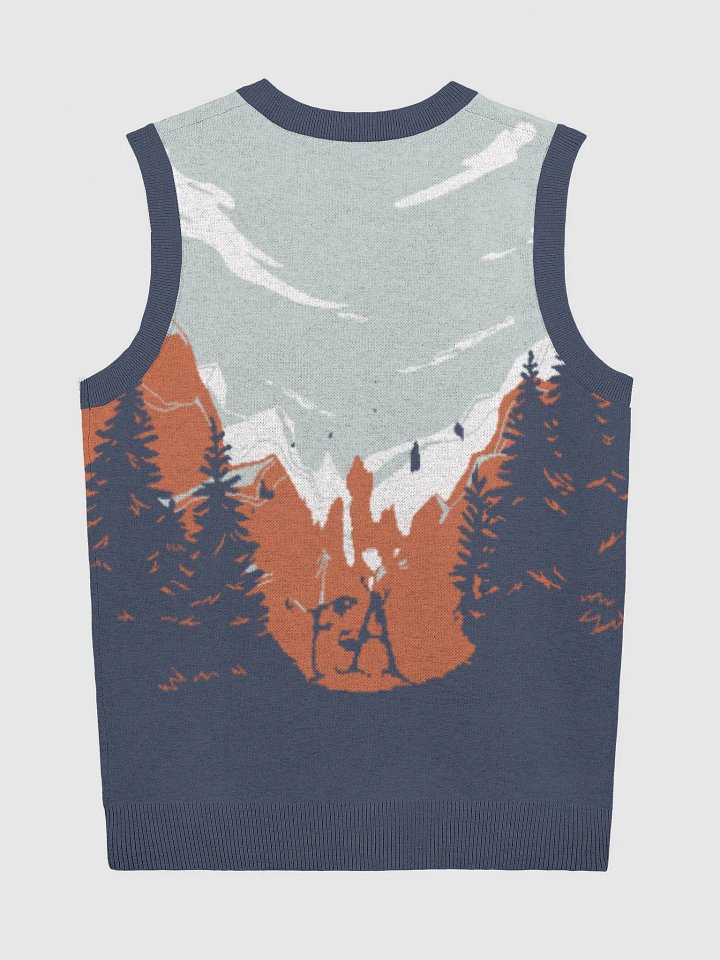 Loving Yourself Forest Knit Sweater Vest product image (6)